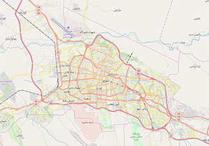 نقشه گردشگری تبریز