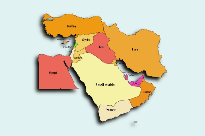 منطقه خاورمیانه یا غرب آسیا