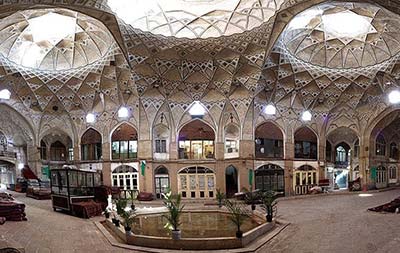 بازار کاشان شهر کاشان