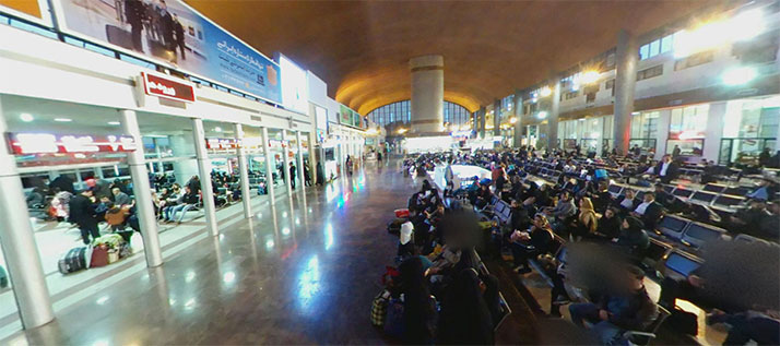 سالن انتظار ایستگاه راه آهن مشهد