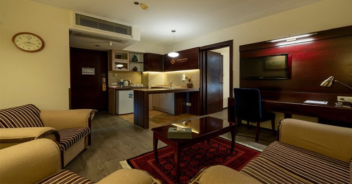 اتاق&zwnj;های هتل الیزه شیراز