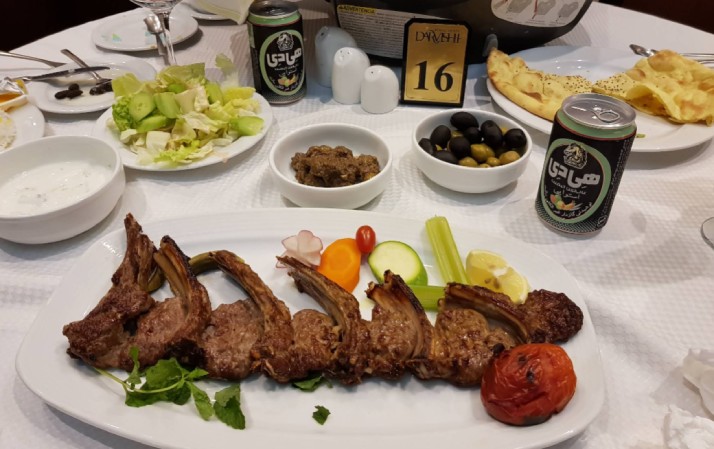 غذای هتل درویشی مشهد