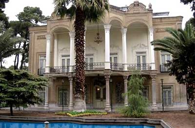 عمارت باغ ایلخانی شهر شیراز