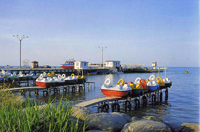 اسکله تفریحی بندر گز شهر گرگان