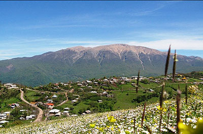 منطقه ییلاقی سیاهکل و آبشار لونک شهر سیاهکل