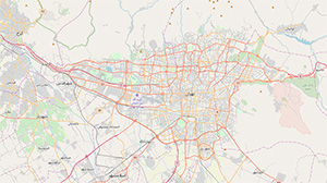 نقشه گردشگری تهران