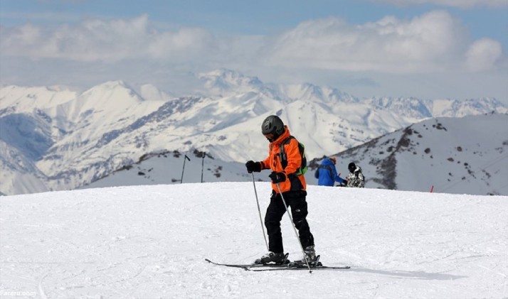 پیست اسکی آبعلی از جاهای دیدنی اطراف تهران در زمستان