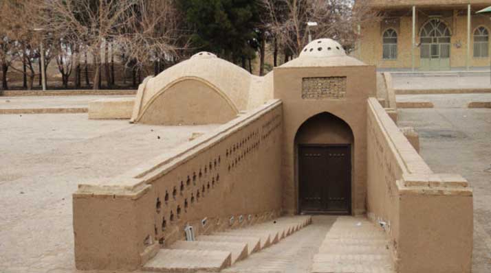 آسیاب آبی اشکذر در فاصله اصفهان تا یزد